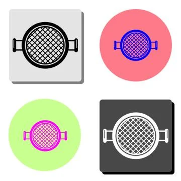 Sieve. flat vector icon Stock Illustration