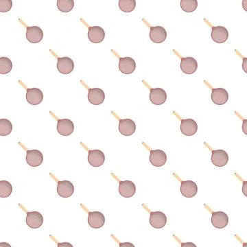 Sieve kitchen tool seamless pattern background creating culinary texture Stock Illustration