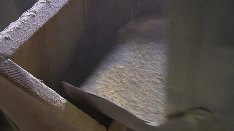 Sieve of an old mill in motion Stock Footage 57228760