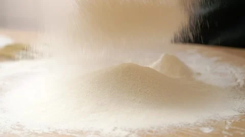Sieve Sifting Flour Stock Footage 273501169