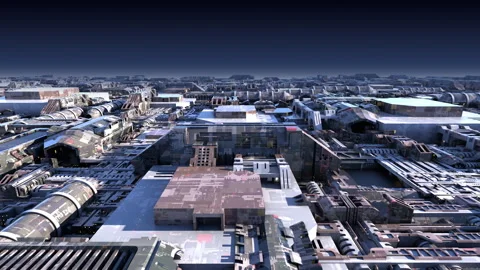 SiFi Space Basement D1 Stock-Footage 244405691