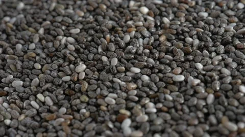 Sift chia seeds. Stock Footage 97927896