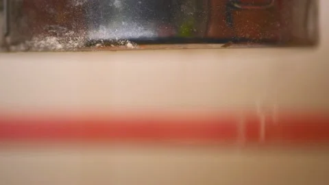 Sifting flour through a sieve Stock Footage 221644661