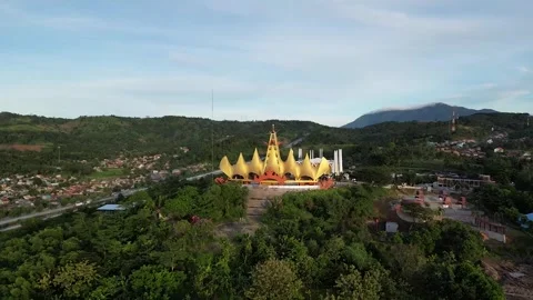 Siger tower Lampung Stock Footage 273003528