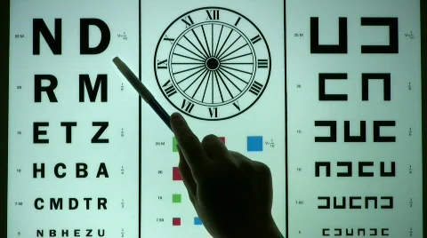 Sight exam Stock Footage 533728