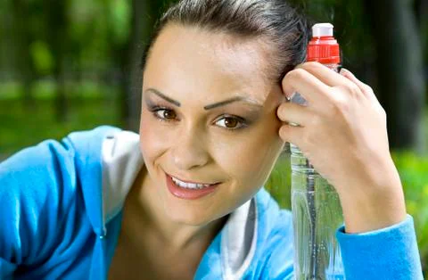 Sight of girl Stock Photos