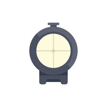 Sight icon flat vector. Rifle gun 스톡 일러스트