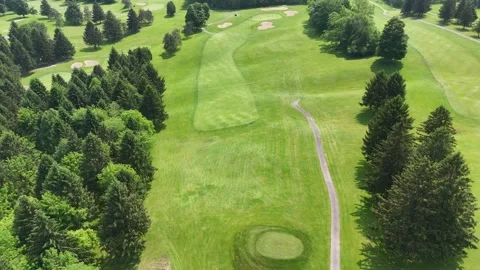 Sight that Includes - Green Lakes State Park Golf Course Stock Footage 336516946