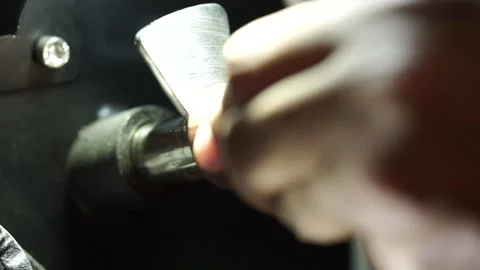 Sight machine and coffee checker Stock Footage 259794295