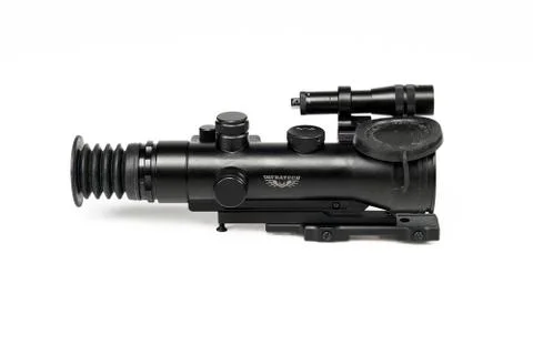 Sight for weapons on a white background Stock Photos