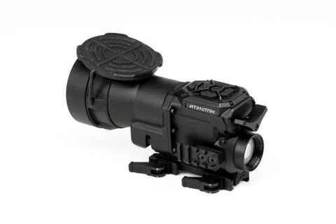 Sight for weapons on a white background Stock Photos