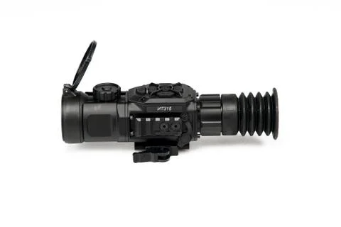 Sight for weapons on a white background Stock Photos