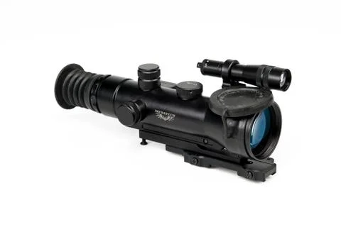 Sight for weapons on a white background Stock Photos