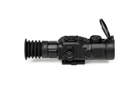 Sight for weapons on a white background Stock Photos