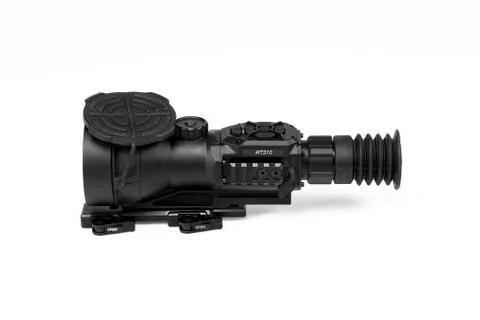 Sight for weapons on a white background Stock Photos