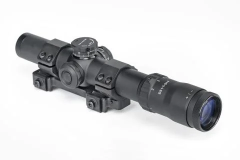 Sight for weapons on a white background Stock Photos