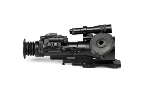 Sight for weapons on a white background Stock Photos