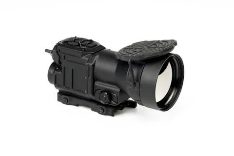 Sight for weapons on a white background Stock Photos