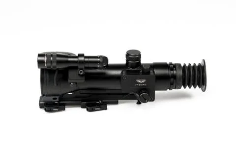 Sight for weapons on a white background Stock Photos