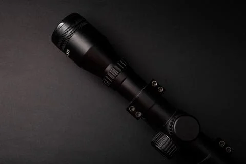 Sight for weapons on a yellow background Stock Photos
