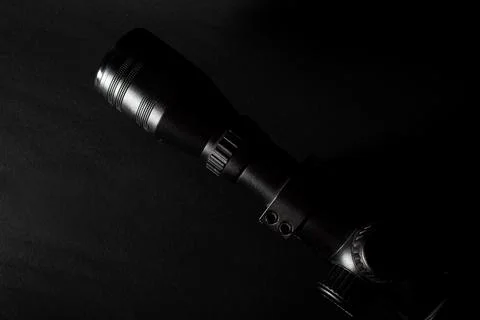 Sight for weapons on a yellow background Stock Photos