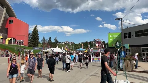 Sights and Sounds of the Stampede Stock Footage 200927082