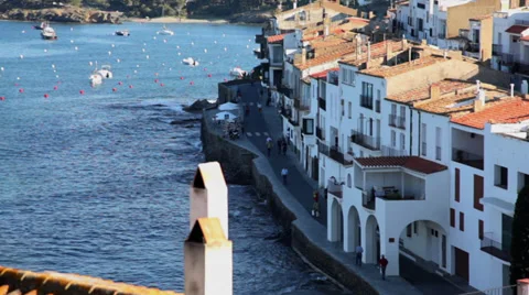 Sightseeing from Cadaques, Catalonia, Spain. 스톡 동영상 38844710
