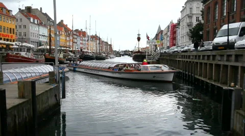 Sightseeing in Copenhagen Stockbeeldmateriaal 849085