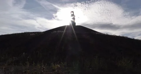 Sightseeing: Landmark of former colliery Stock Footage 270531625