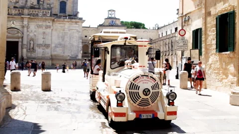 Sightseeing in lecce, Italy Stock Footage 138295040