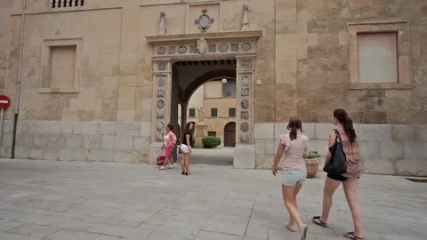 Sightseeing Palma de Mallorca Stock Footage 79847809