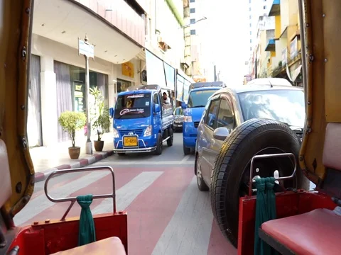 Sightseeing from rear car Video stock 103917898