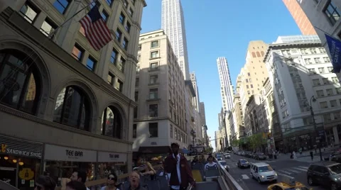Sightseeing tour in New York Stock Footage 50257533