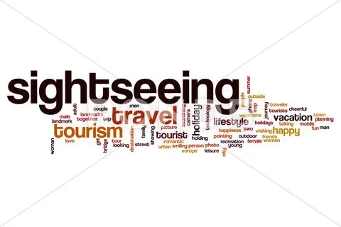 Sightseeing Word Cloud Concept