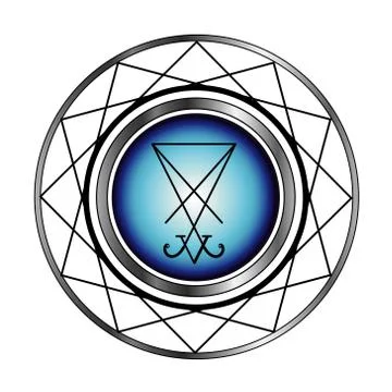 Sigil Of Lucifer Stock Illustration