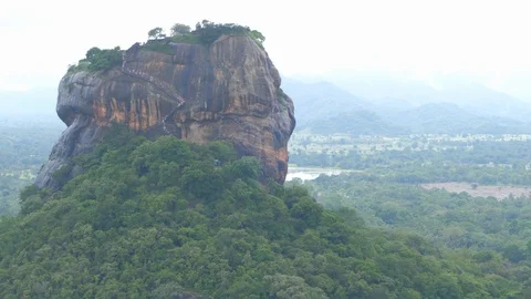 Sigiriya archeological site in Sri Lanka 4K Stock Footage 107351663