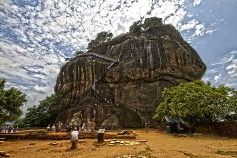 Sigiriya, Dramatic HDR Shot 스톡 사진