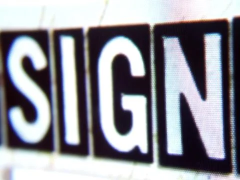 Sign 2 Stock Photos