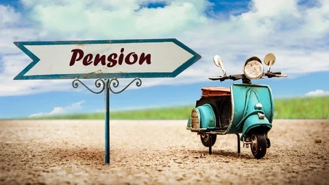 Sign 502 - Pension Stock Footage 120084022