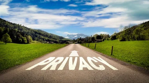 Sign 506 - Privacy Stock Footage 128381985