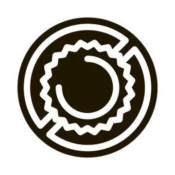 Sign Against Sun Icon Vector Glyph Illustration Stock Illustration