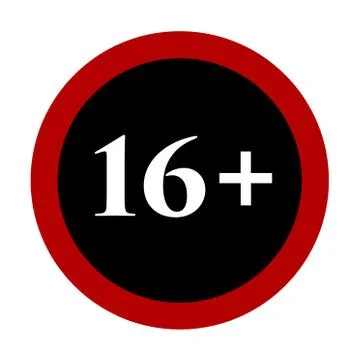 Sign age limit in vector Stock Illustration