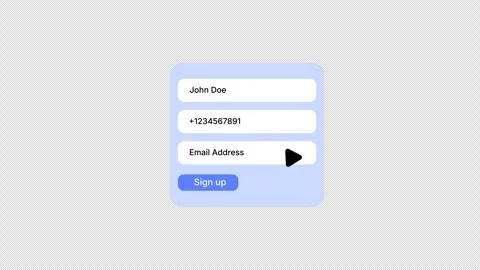 Sign up animation, user registration process, data collection concept 스톡 동영상 332889922