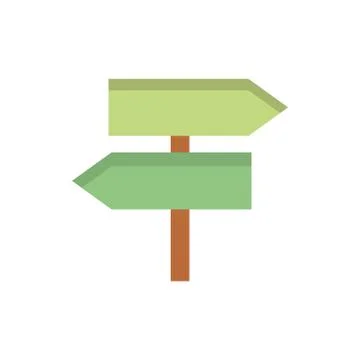 Sign arrow direction gps map and navigation Stock Illustration