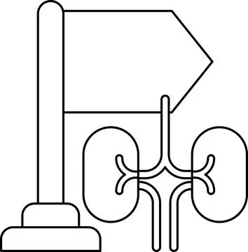 A sign with a black arrow pointing to the right Stock Illustration