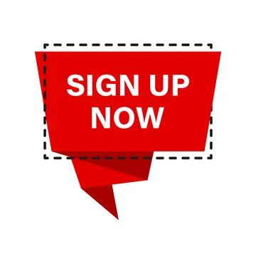 Sign up button icon in flat style. Login ui vector illustration on isolated.. Illustrazione stock