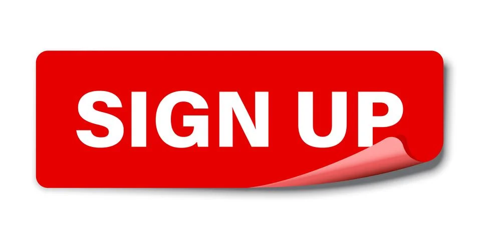 Sign up button icon in flat style. Login ui vector illustration on isolated.. Illustrazione stock