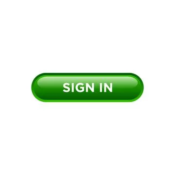 Sign in button website vector template Stock Illustration