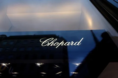 Sign of the chopard store in vienna Foto stock