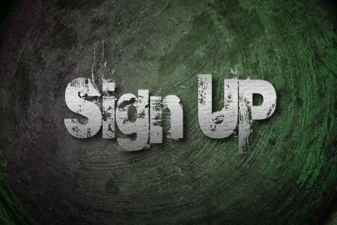 Sign up concept Stock Illustration